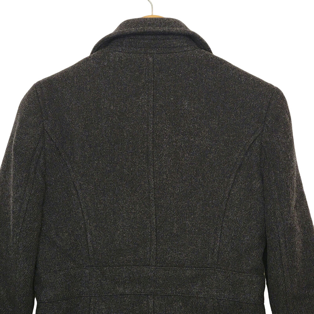 J Crew Stadium Cloth by Nello Gori Peacoat Double Breasted Wool Gray Size 4 - Picture 12 of 16